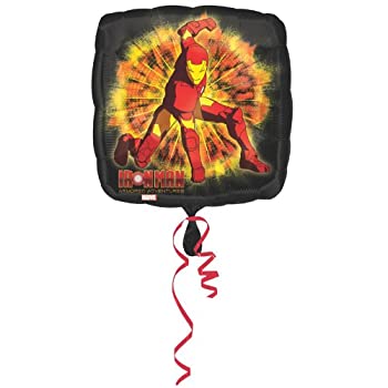 šۡ͢ʡ̤ѡIron Man Square 18%֥륯% Mylar Balloon By Anagram [¹͢]