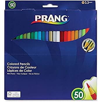 【中古】【輸入品 未使用】Colored Woodcase Pencils カンマ 3.3 mm カンマ 50 Assorted Colors/Set (並行輸入品)