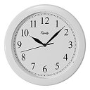 【中古】【輸入品・未使用】Equity by La Crosse 25201 10 Inch White Clock by Equity by La Cross...