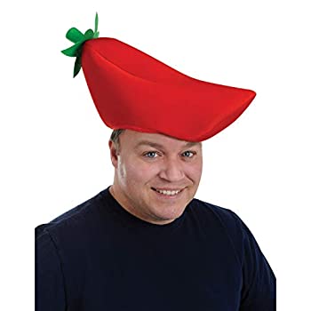 【中古】【輸入品・未使用】Plush Chili Pepper Hat ぬいぐるみ唐辛子の帽子♪ハロウィン♪クリスマス♪ [並行輸入品]