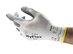 【中古】【輸入品・未使用】Ansell HyFlex 11-800 Nylon Glove%カンマ% Gray Foam Nitrile Coating%カンマ% Knit Wrist Cuff%カンマ% X-Small%カンマ% Size 6 (Pack of 12)