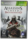 【中古】【輸入品・未使用】Assasin's Creed Brotherhood (輸入版・北米・アジア) - Xbox360【メーカー名】UbiSoft(World)【メーカー型番】8888526254【ブランド名】UbiSoft(World)【商品説明】Assasin's Creed Brotherhood (輸入版・北米・アジア) - Xbox360当店では初期不良に限り、商品到着から7日間は返品を 受付けております。こちらは海外販売用に買取り致しました未使用品です。買取り致しました為、中古扱いとしております。他モールとの併売品の為、完売の際はご連絡致しますのでご了承下さい。速やかにご返金させて頂きます。ご注文からお届けまで1、ご注文⇒ご注文は24時間受け付けております。2、注文確認⇒ご注文後、当店から注文確認メールを送信します。3、配送⇒当店海外倉庫から取り寄せの場合は10〜30日程度でのお届けとなります。国内到着後、発送の際に通知にてご連絡致します。国内倉庫からの場合は3〜7日でのお届けとなります。　※離島、北海道、九州、沖縄は遅れる場合がございます。予めご了承下さい。お電話でのお問合せは少人数で運営の為受け付けておりませんので、メールにてお問合せお願い致します。営業時間　月〜金　10:00〜17:00お客様都合によるご注文後のキャンセル・返品はお受けしておりませんのでご了承下さい。