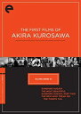【中古】【輸入品・未使用】FIRST FILMS OF AKIRA KUROSAWA BOX SET