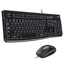 【中古】【輸入品・未使用】MK120 Wired Desktop Set%カンマ% Keyboard/Mouse%カンマ% USB%カンマ% Black [並行...