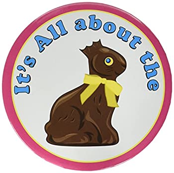 楽天スカイマーケットプラス【中古】【輸入品・未使用】It's All About The Chocolate Bunny Button Party Accessory （1 count） （1/Pkg）