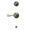 【中古】【輸入品・未使用】Schlage F59 CHP 620 RH シャンパン インテリア 右利き レバー デッドボルト付き アンティークピューター (内側ハーフのみ)