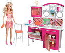 【中古】【輸入品・未使用】バービーBarbie Stovetop To Tabletop Deluxe Kitchen and Doll Set 輸入品 T80...