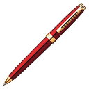 【中古】【輸入品・未使用】Sheaffer Prelude Mini Stylo bille Rouge translucide (Import Royaume Uni)