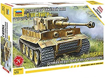 【中古】【輸入品・未使用】ズベズダ 1/72 ドイツ軍 重戦車 タイガーI プラモデル ZV5002(3)