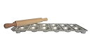 Eppicotispai 12-Hole Aluminum Round Ravioli Maker with Rolling Pin by Eppicotispai