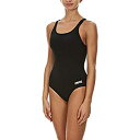 【中古】【輸入品・未使用】arena Women's Madison Athletic Thick Strap Racer Back One Piece Swimsuit%カンマ% Black/Metallic Silver%カンマ% Size 38