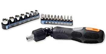 【中古】【輸入品・未使用】Syba SY-ACC65042 18-Piece 2-in-1 Design Ratchet & Screw Driver Tool Kit