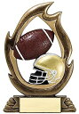 【中古】【輸入品・未使用】Football Trophy、フットボール、樹脂賞