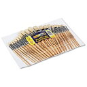 yÁzyAiEgpzWood Brushes%J}% Natural Hog Bristles%J}% 12 Round/12 Flat by Creativity Street