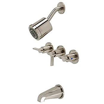 šۡ͢ʡ̤ѡKingston Brass KBX8138NDL Three Handle Tub & Shower Fauce...