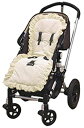 【中古】【輸入品・未使用】Baby Doll Bedding Heavenly Soft Minky Stroller Covers%カンマ% Ivory by BabyDoll Bedding