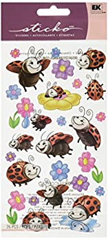 【中古】【輸入品 未使用】Sticko Classic Stickers-Ladybugs (並行輸入品)