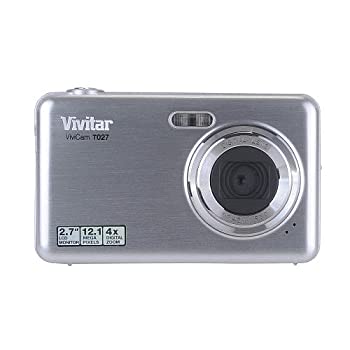 【中古】【輸入品 未使用】Vivitar ViviCam t027 12.1メガピクセルコンパクトカメラ シルバー