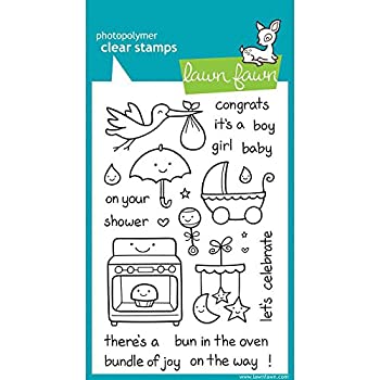 【中古】【輸入品 未使用】Plus One Clear Stamp Set (Lawn Fawn) by Lawn Fawn