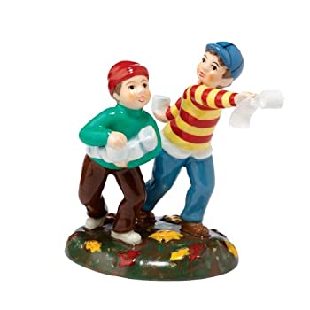 【中古】【輸入品・未使用】Department 56 Halloween Snow Village Two-Ply Fun [並行輸入品]