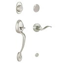 yÁzyAiEgpzSchlage F93PLY619ACCLH Plymouth Inactive Handleset with Accent Left-handed Lever%J}% Satin Nickel [sAi]