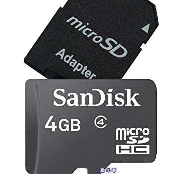 【中古】【輸入品・未使用】サンディスク SANDISK microSDHC 4GB 高速 class 4 SDアタプタ付(並行輸入バルク品) 【中古】【輸入品・未使用】サンディスク SANDISK microSDHC 4GB 高速 class 4 SDアタプタ付(並行輸入バルク品)