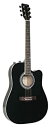 【中古】【輸入品・未使用】Johnson ジョンソン JG-650-TB Thinbody アコースティックギター with Pickup%カンマ% Black アコースティックギター アコギ ギター (並行輸入)(2)