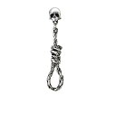 【中古】【輸入品・未使用】Alchemy Gothic (メタルウェア) ハングマン ヌース シングルイヤリング
