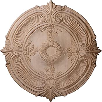 【中古】【輸入品・未使用】24?%ダブルクォーテ% OD X 2?1?/ 4?%ダブルクォーテ% P彫刻Acanthus Leaf天井Medallion CMW24ACRO 1