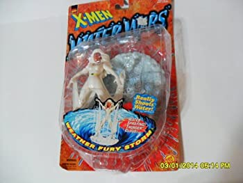 šۡ͢ʡ̤ѡToyBiz Year 1997 Marvel Comics X-MenWaterWars 5 Inch Tall Action Figure - Weather Fury STORM with Water Spraying Thunder [¹͢]