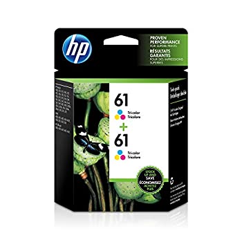 šۡ͢ʡ̤ѡHP 61 Tri-color Original Ink Cartridges%% 2 pack (CZ074FN) by HP [¹͢]