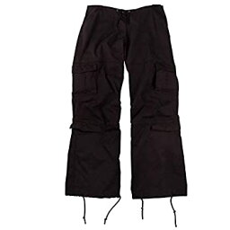 【中古】【輸入品・未使用】（ロスコ） ROTHCO 　レディース　ファイティングパンツ　ブラック　Women's Vintage Paratrooper Fatigue Pants-Black〔3986〕 (XL)