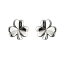 šۡ͢ʡ̤ѡSterling Silver Shiny Shamrock Stud Earrings-Made in Ireland