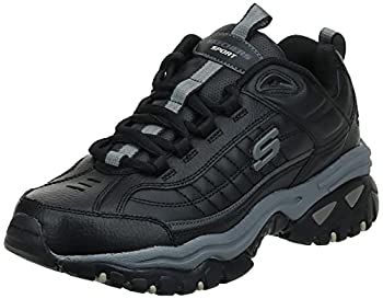 【中古】【輸入品・未使用】Skechers Sport Men's Energy Afterburn Lace-Up Sneaker%カンマ%Black/Gray%カンマ%7.5 XW US(4.0)