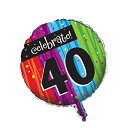 【中古】【輸入品 未使用】Milestone Celebrations ダブルクォーテ 40 ダブルクォーテ Foil Balloon マイルストーンの祭典 ダブルクォーテ 40 ダブルクォーテ 箔バルーン♪ハロウィン♪クリス