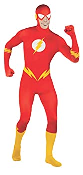 【中古】【輸入品 未使用】DC Comics 2nd Skin Flash Adult Costume DCコミックの第二の肌のFlash大人用コスチューム♪ハロウィン♪サイズ：Medium