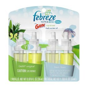 【中古】【輸入品・未使用】Febreze ファブリーズNOTICEables、デュアルオイルウォーマー用香りのオイル詰め替え品 2個 並行輸入品