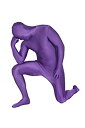 【中古】【輸入品・未使用】Purple Adult Morphsuit 紫色の大人用全身タイツ♪ハロウィン♪サイズ:Medium