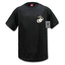 【中古】【輸入品・未使用】Rapid Dominance S26-MAR-BLK-04 Basic Military T-Shirt, Marines&...