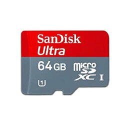 【中古】【輸入品・未使用】サンディスク SanDisk microSDXC UHS-I 64GB クラス10 SD変換アダプタ付 並行輸入品