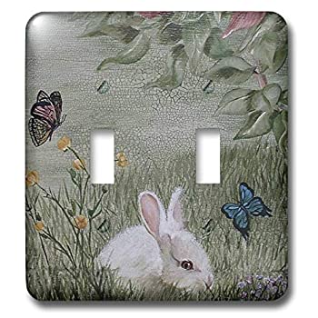 šۡ͢ʡ̤ѡ3drose LLC lsp _ 44347?_ 2?Bunny Rabbit In Grass With But...