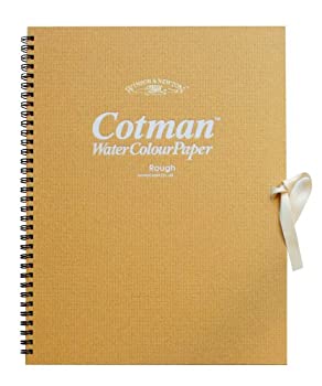 【中古】【輸入品・未使用】ウィンザー&ニュートン コットマン スケッチブック 粗目 F4 243x334mm (18枚)