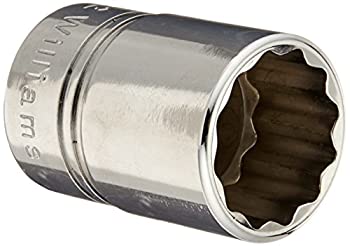 【中古】【輸入品・未使用】Williams ST-1225 1/2 Drive Shallow Socket%カンマ% 12 Point%カンマ% 25/32-Inch by Williams