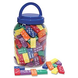 Chenille Kraft Wonderfoam Dominoes with Storage Bucket