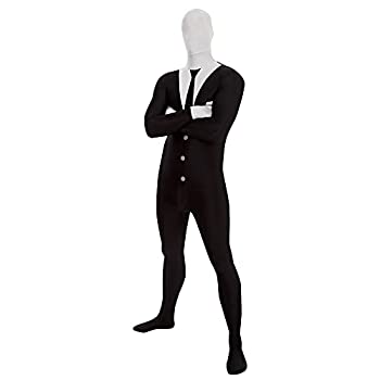 šۡ͢ʡ̤ѡSlender Man Adult Morphsuit ޥȥĢϥLar...