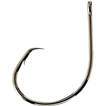 šۡ͢ʡ̤ѡ([Size 5/0%% Pack of 25]%% Black Nickel) - Mustad UltraPoint Demon Perfect Offset Circle 1 Extra Strong Hook with Kirbed Point