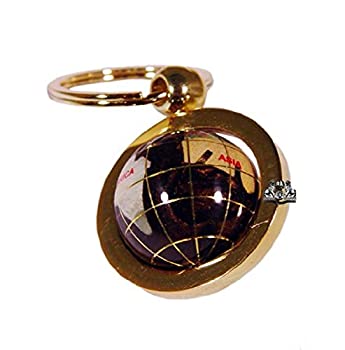 【中古】【輸入品・未使用】[ユニークアート]Unique Art Since 1996 Unique Art 1Inch Diameter Amberlite Pearl Swirl Ocean Gemstone World Globe [並行輸入品]