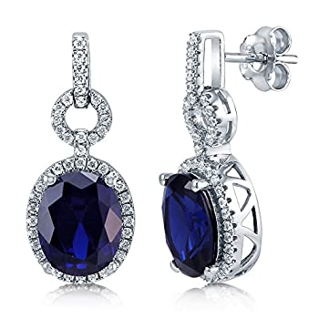【中古】【輸入品・未使用】BERRICLEロジウムメッキスターリングシルバーオーバルカットキュービックジルコニアCZ Haloダングルドロップイヤリング 【中古】【輸入品・未使用】BERRICLEロジウムメッキスターリングシルバーオーバルカットキュービックジルコニアCZ Haloダングルドロップイヤリング