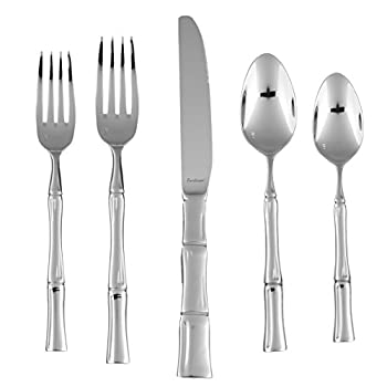 【中古】【輸入品・未使用】Fortessa Royal Pacific 18/10 Stainless Steel Flatware%カンマ% 5 Piece Place Setting%カンマ% Service for 1 by Fortessa