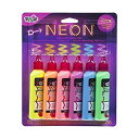 【中古】【輸入品・未使用】Tulip 3D Fashion Paint 1.25oz 6/Pkg-Neon (並行輸入品)